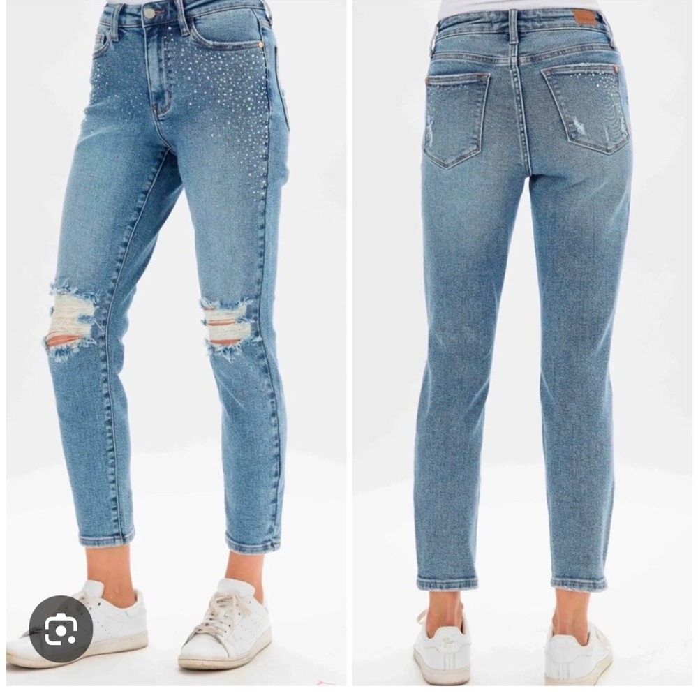 Judy Blue Light Blue Straight Leg Jeans